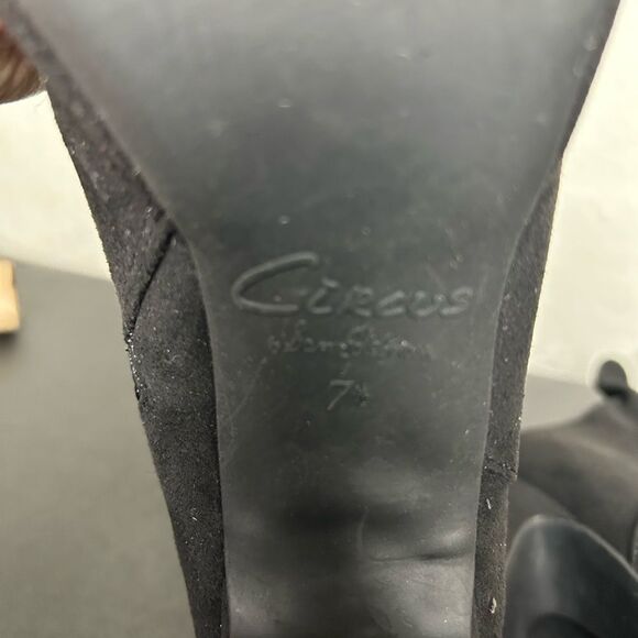 Circus NY Women’s Francis Suede Black Ankle Boots  Size 7.5 - Picture 8 of 10